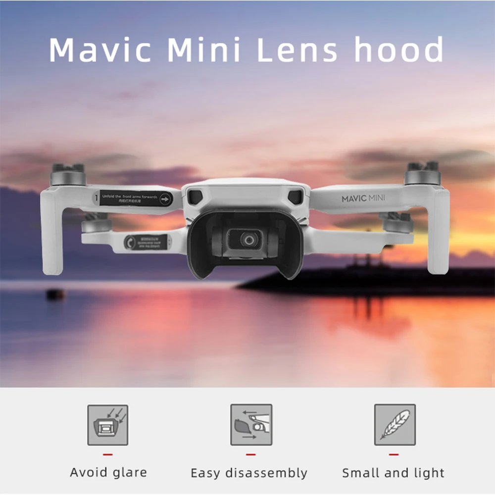 Солнцезащитная Крышка для объектива DJI Mavic Mini/Mini 2 защита дрона карданный подвес