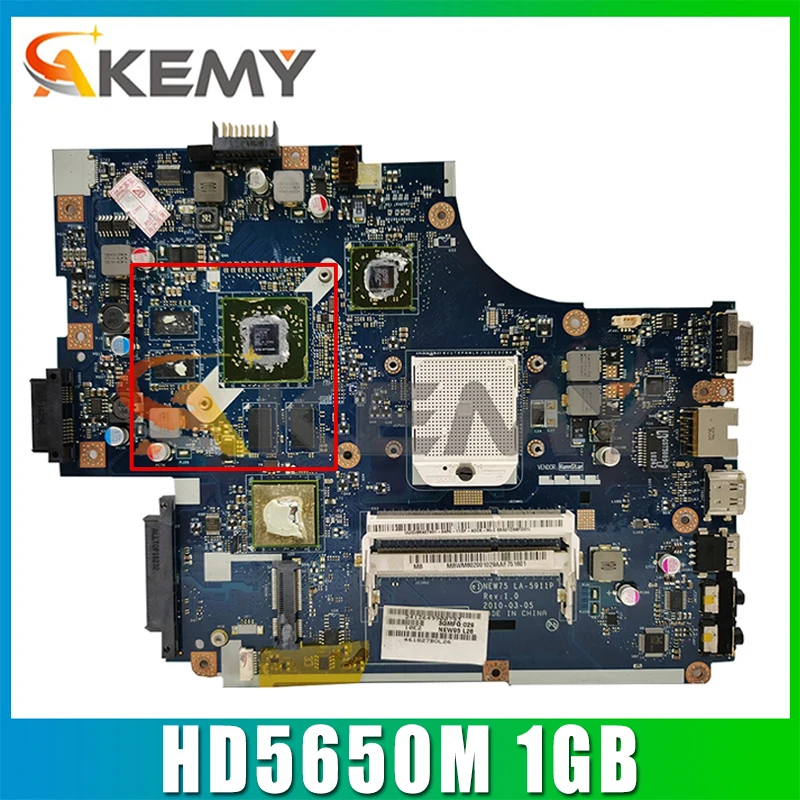 

NEW75 LA-5911P MB MBPUU02001 For Acer 5551 5551G 5552 5552G Laptop Motherboard HD5650M 1GB 100% Fully Tested