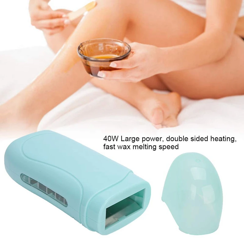 Hair Removal Wax Heater Rolling Professional Double Warm-Up Machine with Base EU Plug | Красота и здоровье