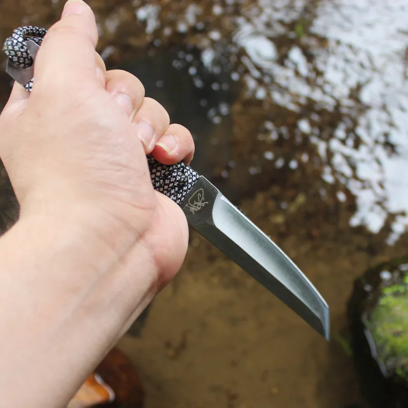 Folding Knife Hunting Survival Camping Pocket Portable Pattern Outdoor Tactical Hot Damascus Bind Rope Knives | Инструменты