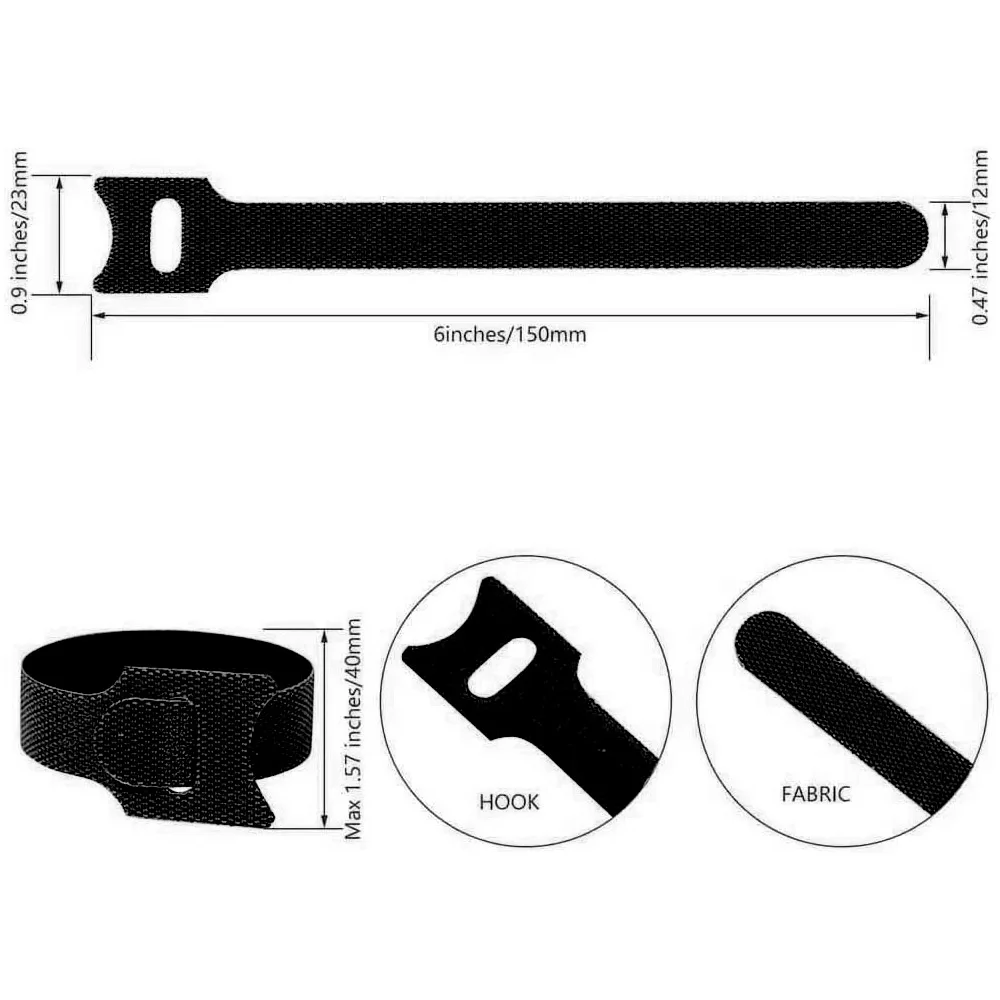 Многоразовые крепежные кабельные стяжки регулируемый крепежный шнур кабель