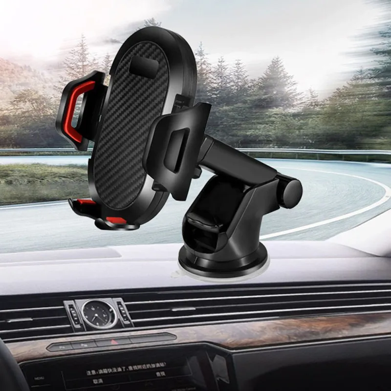 

1pcs Sucker Car Phone Holder Mobile Phone Holder Stands In Car No Magnetic GPS Mount Support For IPhone 11 Pro Xiaomi Samsung