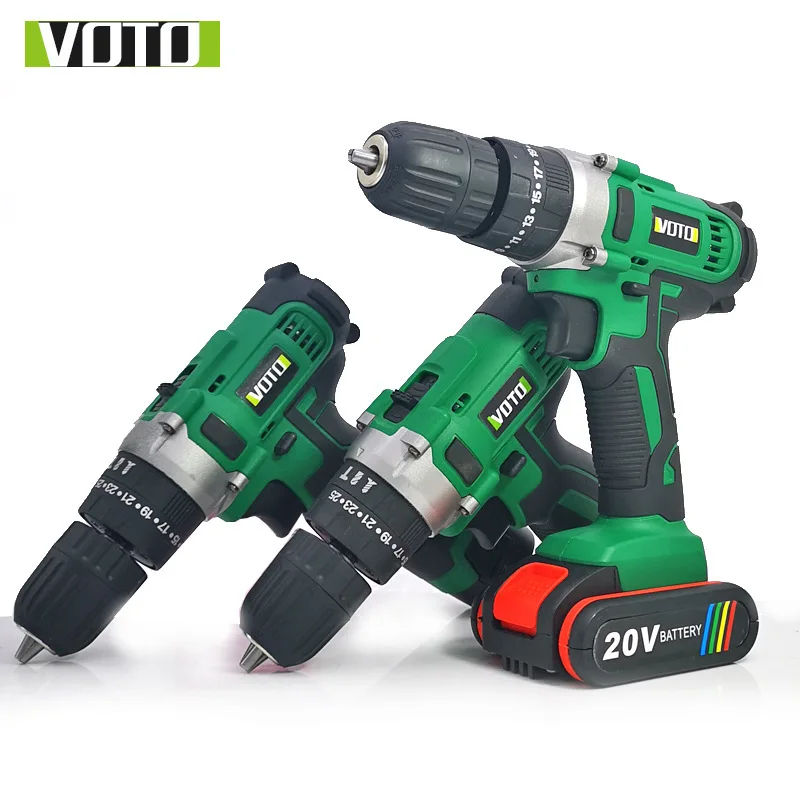 

VOTO Impact Charging Drill 21v Multifunctional Miniature Electric Screwdriver Lithium Electric Drill Screwdriver Power Tool