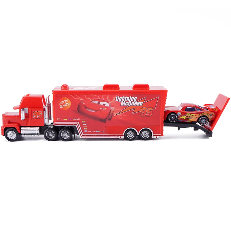 

Cars 2 3 Disney Pixar Toy Car Green Harvester Frank Lightning McQueen Alloy Toy Car Set 1:55 Diecast Model kids birthday Gift