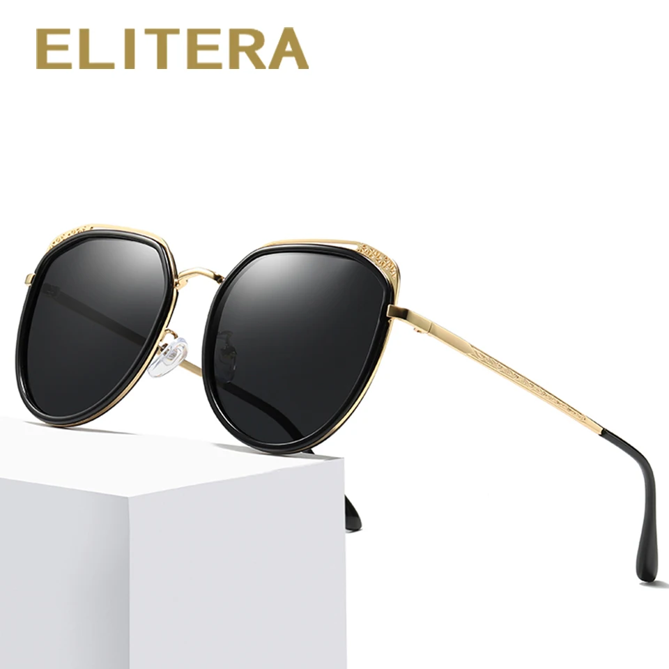 ELITERA Поляризованные Солнцезащитные очки женские стильные металлические