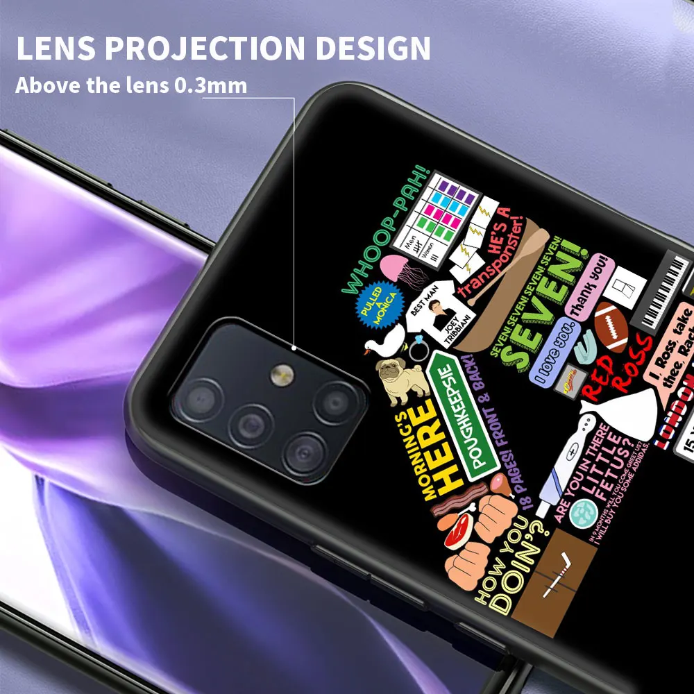 

TPU Case for Huawei Y9a Y7a Y8p Y8s Y6p Y5p Coffee friends TV Phone Shell For HUAWEI Y9 Y7 Y6 2019 Softshell