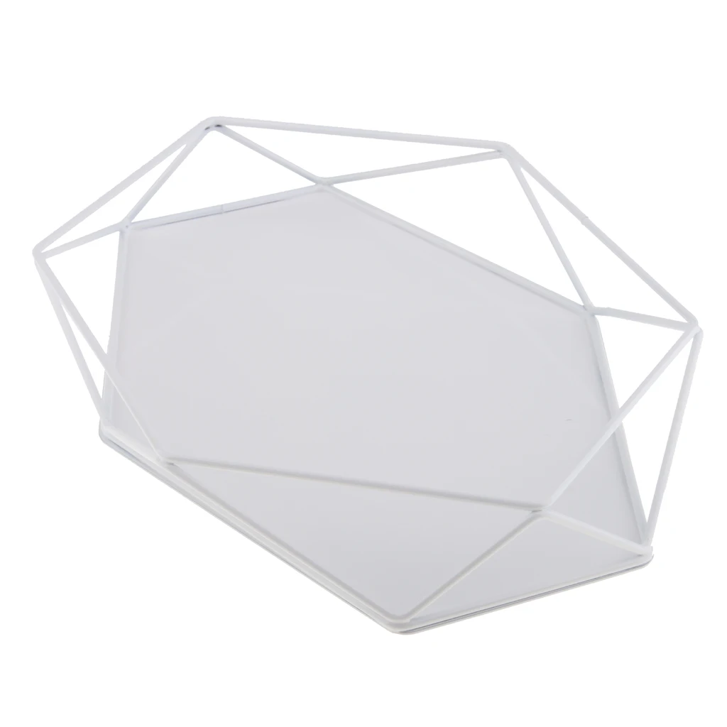 Jewelry Tray Geometric Storage Great for Displaying Makeup Vanity Linen Base Protects Your Accessories | Дом и сад