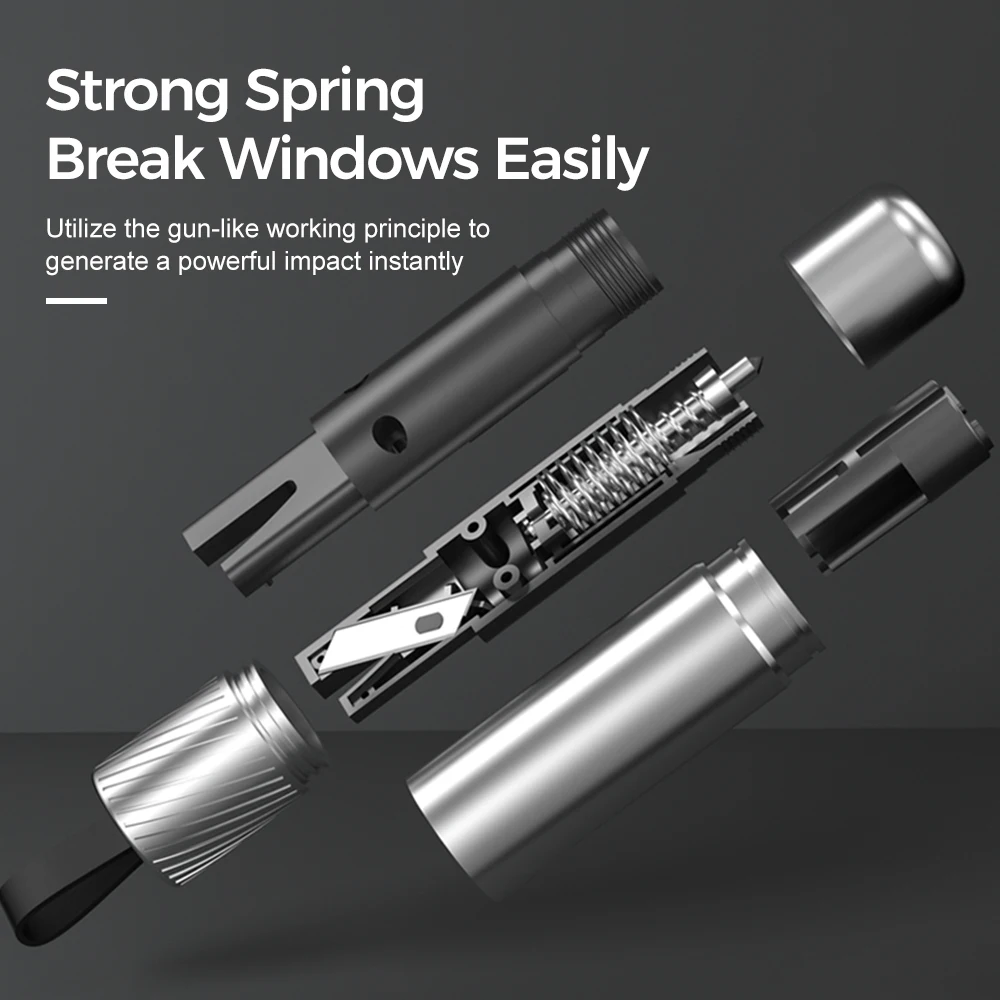 

YKZ Car Safety Hammer Car Emergency Glass Window Breaker Seat Belt Cutter Life-Saving Escape Car Emergency Tool broken Glass