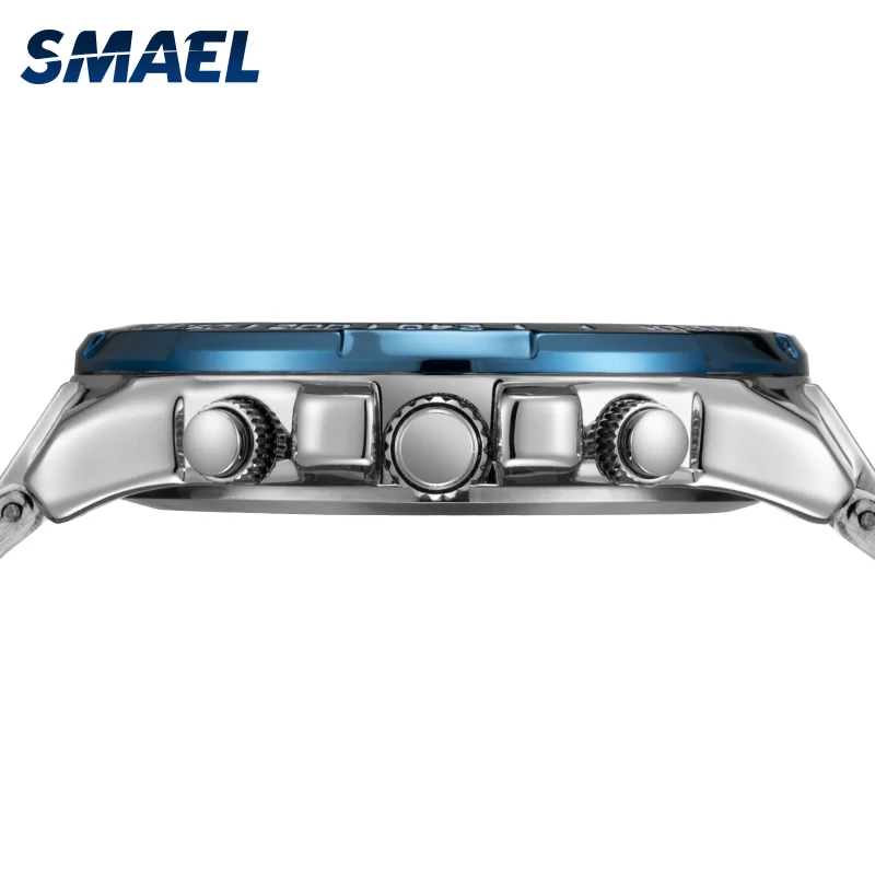 Новинка 2019 года. Часы-триокулярный диск с серебристыми SL-9089. Часы автоматическим