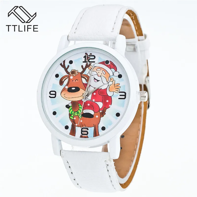 TTLIFE новые рождественские украшения с узором для пожилых людей кожаный ремешок