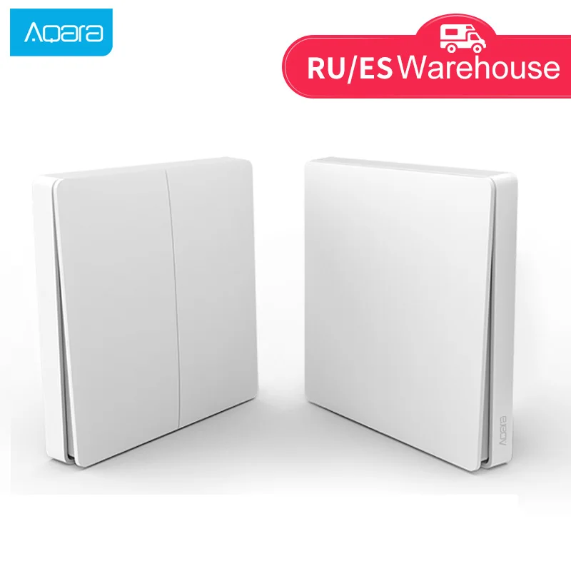 Умный светильник-переключатель Aqara с дистанционным управлением ZiGBee wifi, беспроводной настенный выключатель для ключей, работающий с приложением mi jia mi Home