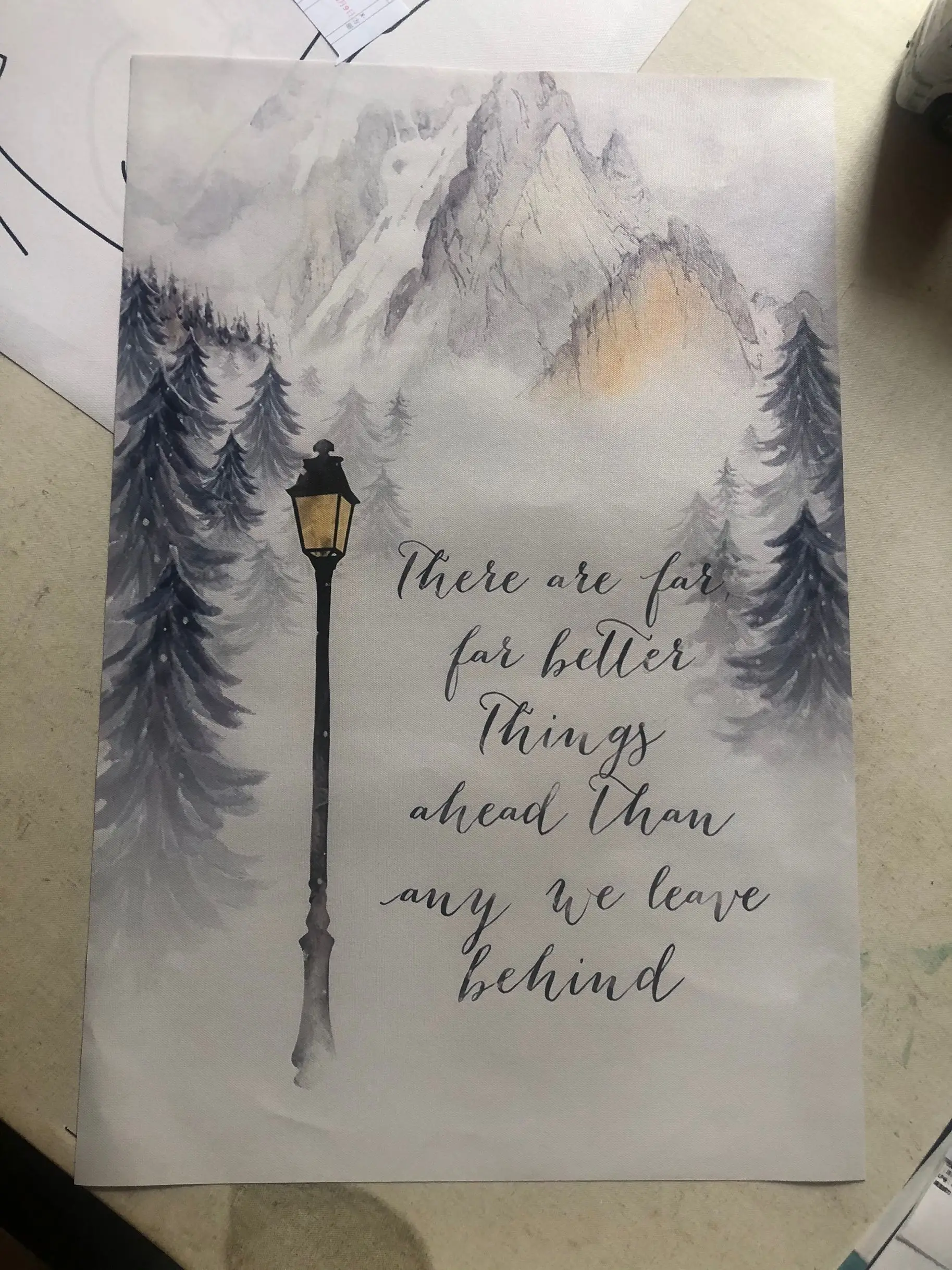 C.S. Цитата Льюиса печать на холсте наруния текст Настенная картина украшение для