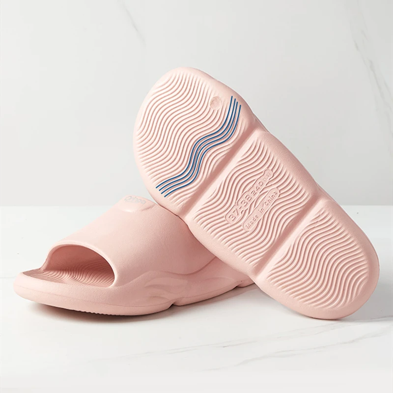 Indoor Home Women Summer Slippers Thick Sole Anti-slip Couples Flat Shoes Outdoor EVA Beach Men Slides Female | Обувь