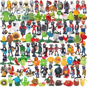 8-10pcs Plant War Zombie 2 Toys Doll Cartoon Solid PVC Hand to Do
around Doll Car Ornaments Shatterproof Gift
