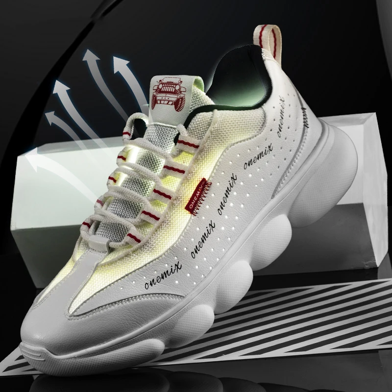 Новое поступление 2020 спортивная обувь ONEMIX мужские модные легкие ретро кроссовки