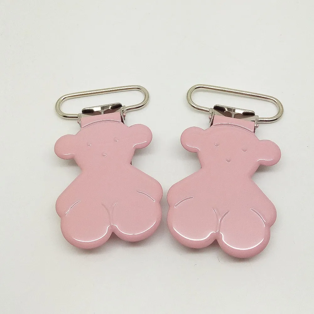 Хит продаж 20 шт. держатель для соски с зажимом окрашенные в розовый цвет оптовая