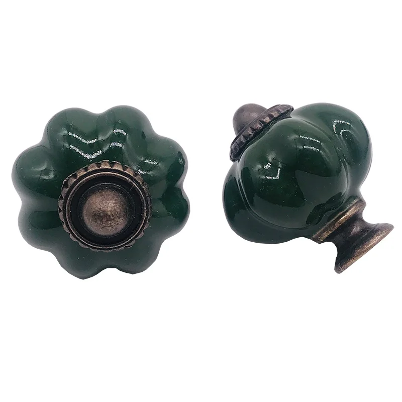 Комплекта 8 керамика ящика Тянет Шкаф ручки двери Винтаж потертый шикарный