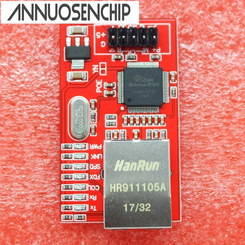 Сетевая плата Mini W5100 LAN Ethernet Shield модуль для Arduino R3 3 В совместим с UNO Mega 2560 |