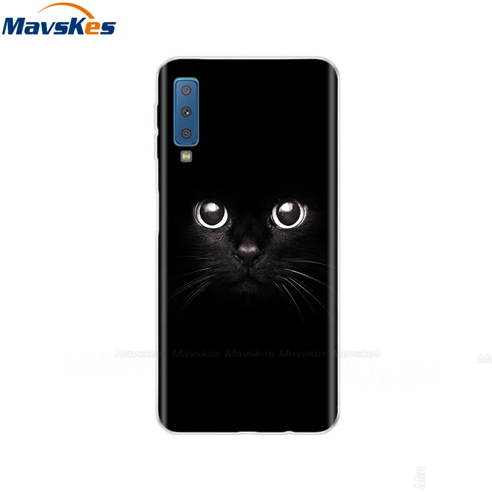 35 Силиконовый чехол для samsung Galaxy A7 чехол A750 A750F чехол 6,0 'TPU чехол для телефона samsung A 7 750 750F Fundas Coque - Цвет: 35