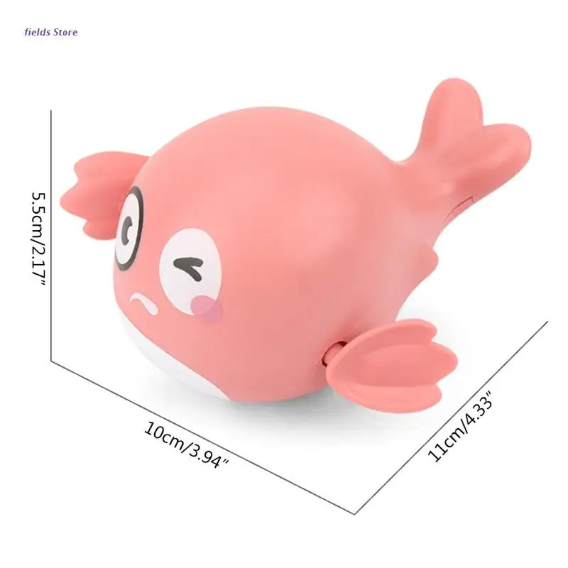 

1Pcs Clockwork Wind up Bath Whale Model for Toddlers Babies Bathing