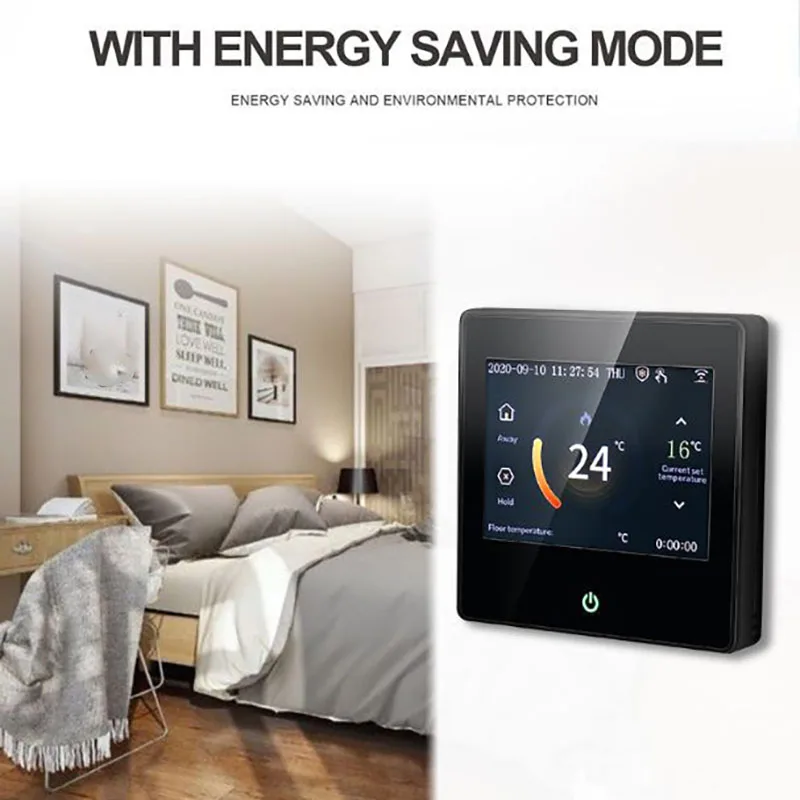 

ME102 Color Sn with WIFI Electric Heating Press Thermostat 16A