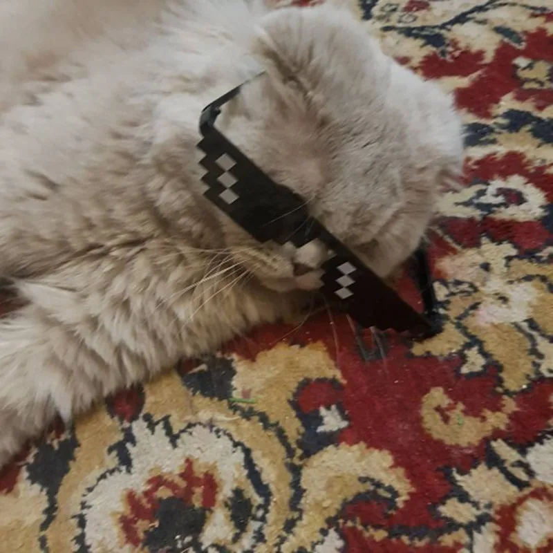 Солнцезащитные очки 8 бит MLG неровной Для мужчин женщин детская бандит жизни