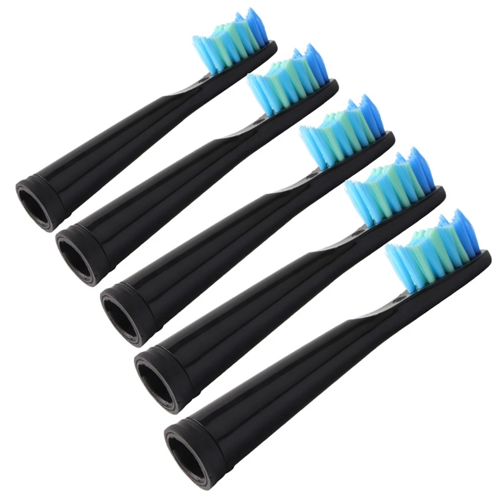 

5pcs Sonic Replacement Tooth Brush Head for Electric Toothbrush Black