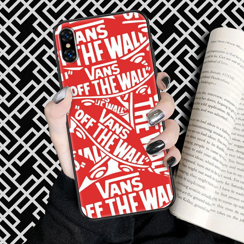 

Skateboard Brand Vansing Phone Case Cover Hull For iphone 5 5s se 2 6 6s 7 8 12 mini plus X XS XR 11 PRO MAX black 3D Etui