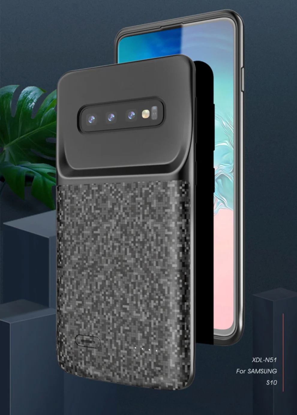 Vogek 5000 мАч чехол для зарядного устройства для samsung Galaxy S10 Plus внешний портативный внешний аккумулятор чехол для аккумулятора для samsung S10 S10E
