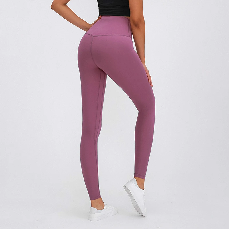 

NWT Woman SUPER HIGH RISE Yoga Back Waist Pants Sports Fitness Pants Tummy Control Gym Sport Legging Inseam 25"