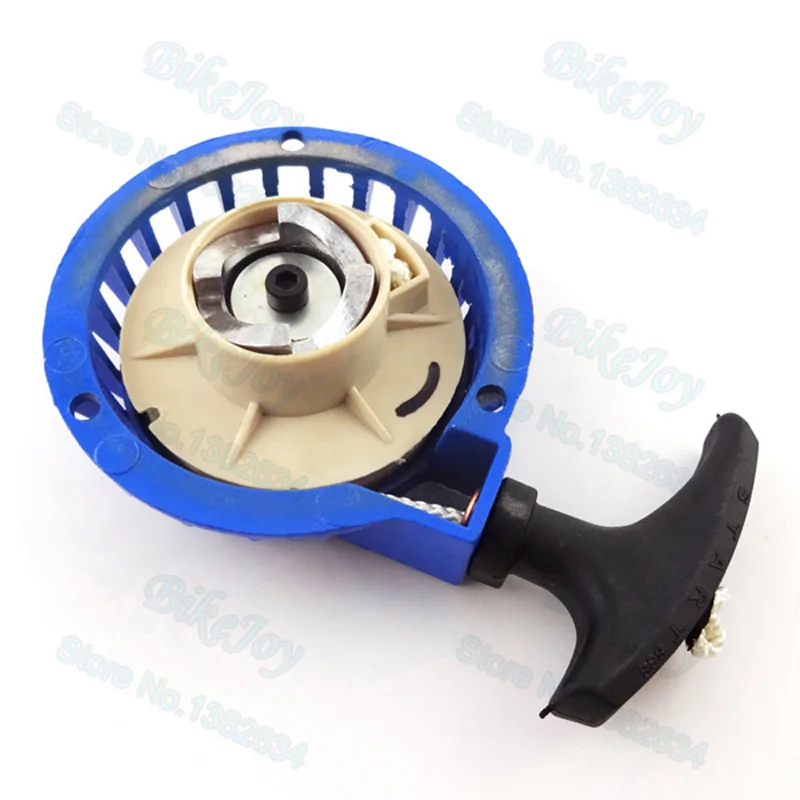 Aluminum Pull Start Starter Recoil Part For 47cc 49cc 2 Stroke ATV Pocket Dirt Bike Mini Motor Motocross Blue |
