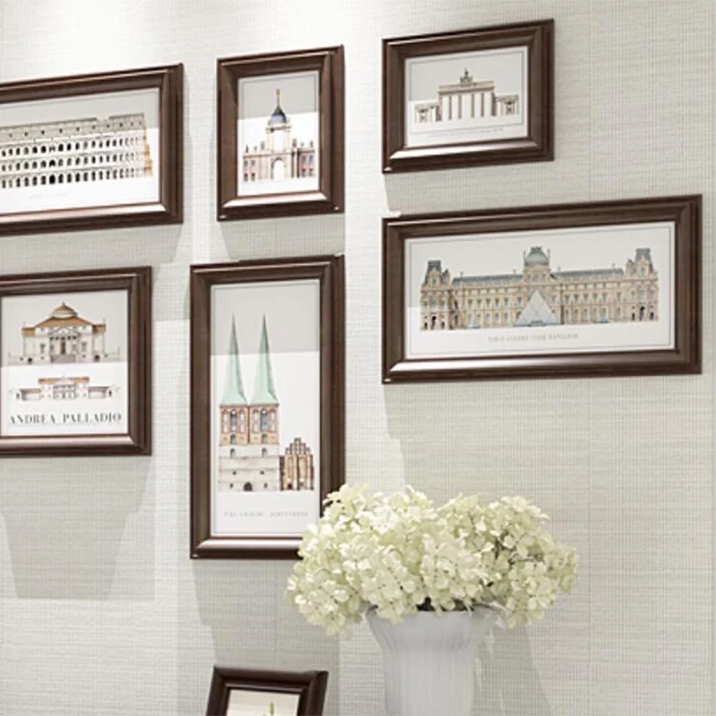 Коллаж фото рамка 9 шт./компл. Винтаж рамы для картин порта Retrato квадратные