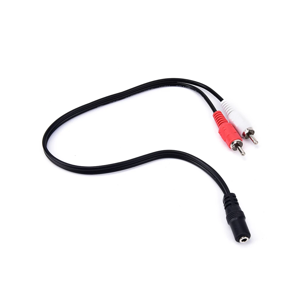 3.5mm 1/8&quot Stereo Female to 2 Male RCA Jack Adapter AUX Audio Y Cable Splitter1 | Электроника