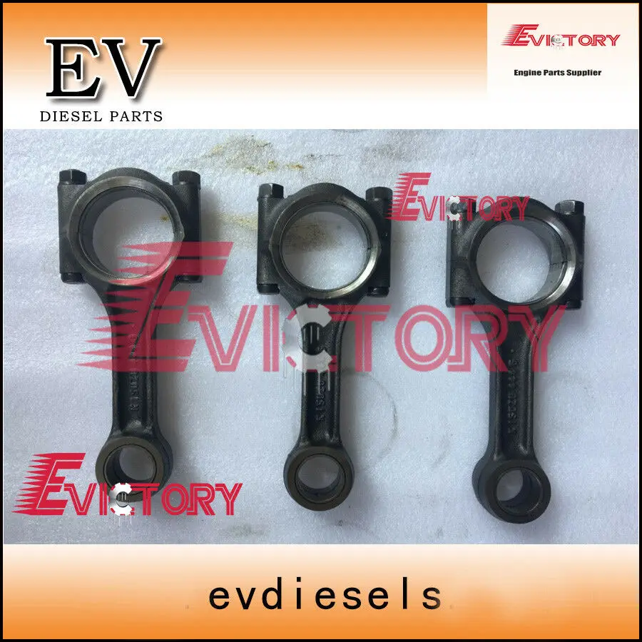 

For Isuzu engine overhaul 3LD2 3LB1 3LD1 connecting rod + con rod 3PCS