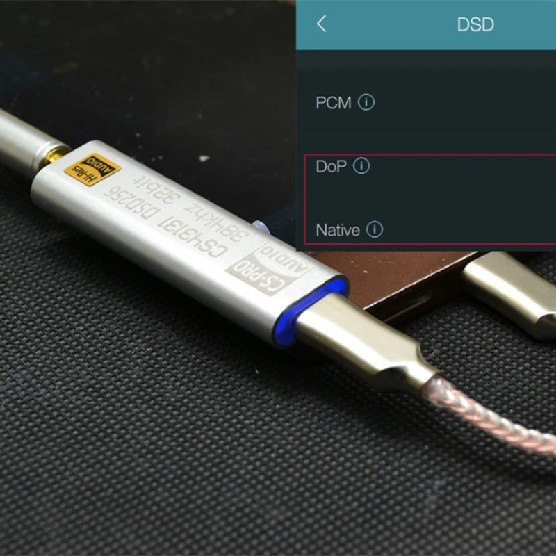Тип C до 3 5 мм DSD256 для iPhone и Android усилитель наушников адаптер ЦАП Портативный USB Cirrus
