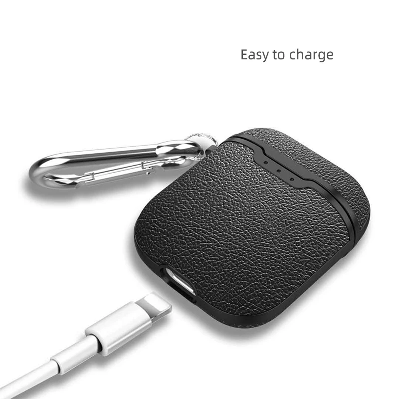 McGeSin кожаный чехол для наушников Apple Airpods защитный беспроводных Airpod аксессуары i12