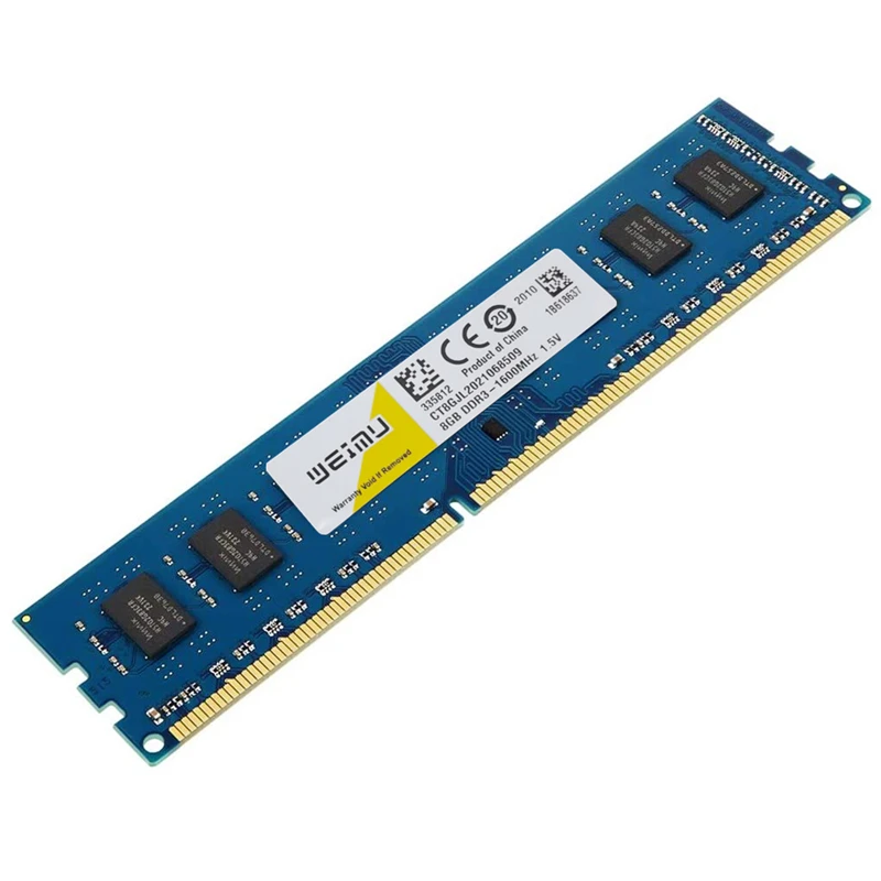 10 шт. настольная память 8 ГБ DDR3 1600 МГц PC3 12800U 240 контактов 1 5 в без коррекции ошибок