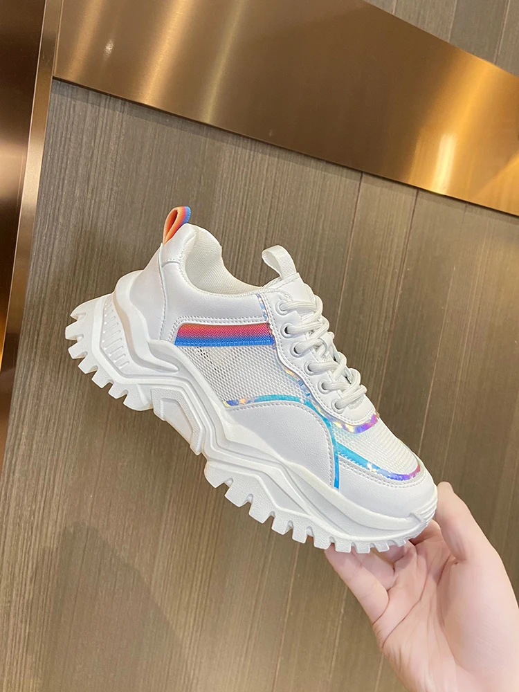 

Spring And Summer New Fashion All-Match Running Sneakers Comfortable And Breathable Casual Ladies Single Shoes