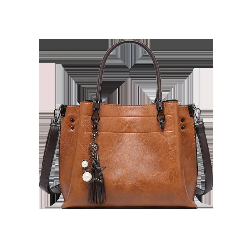 

Vintage soft leather luxury handbags women bags Designer Large ladies hand tote bag shoulder crossbody bags for women 2019