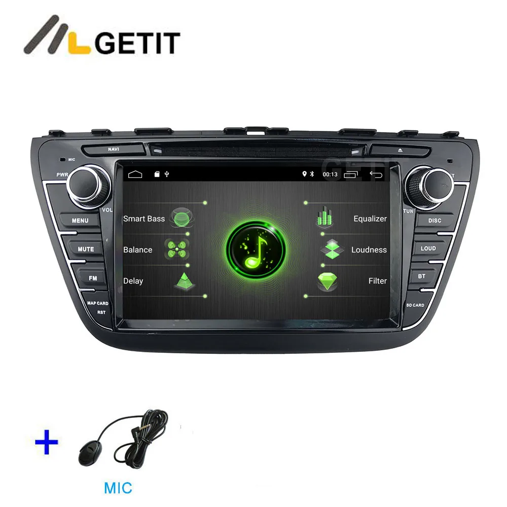 DSP 64G PX6 Android 9 автомобильный DVD для Suzuki SX4 S Cross Авто Радио Стерео gps Навигация Аудио Видео - Цвет: DSP 2G-RAM 16G-ROM