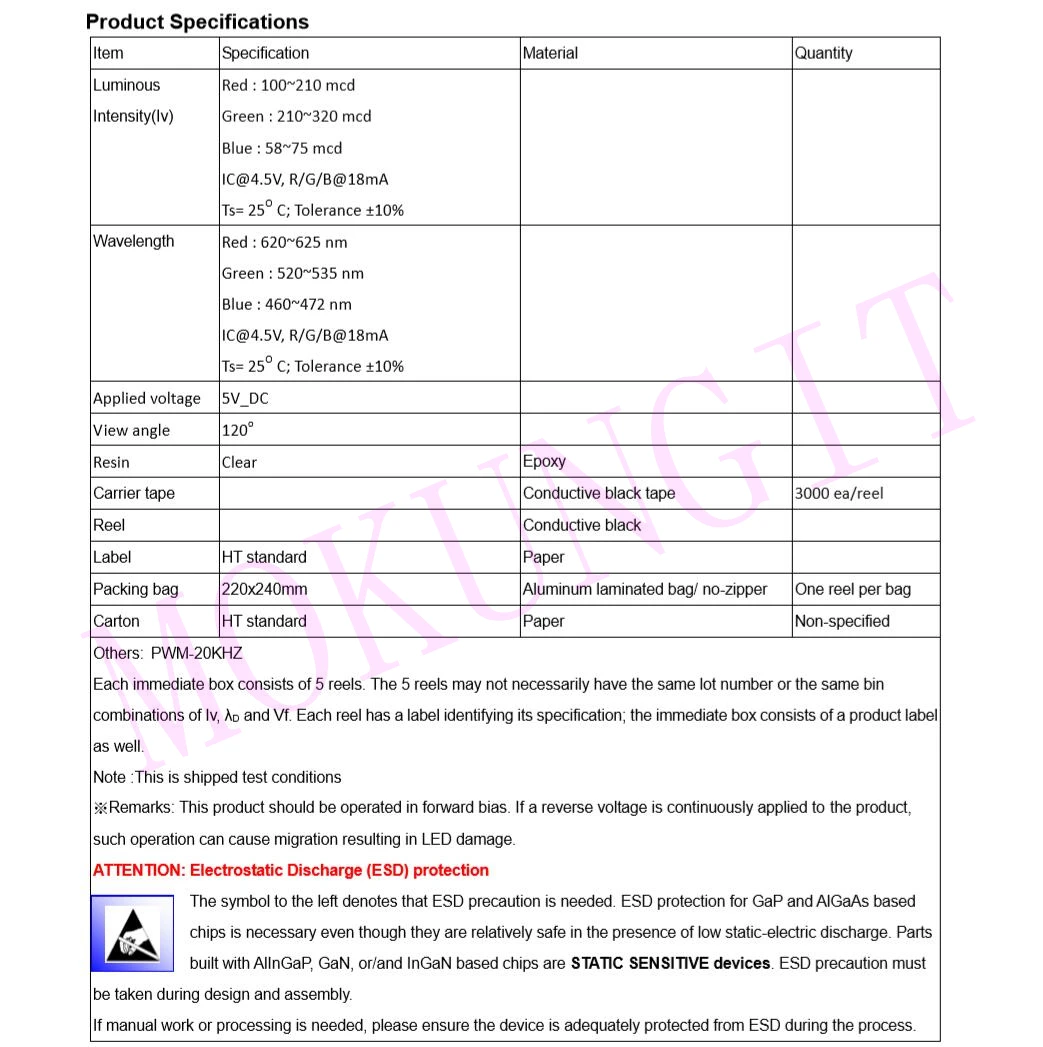 В переменного тока, 50-1000 шт. DC5V SK6805-EC15 SK6812 1515 встроенный контроллер Тип светодиодный прибор приемно-Digital rgb полный цвет светодиодный чип APA102 1515 5V