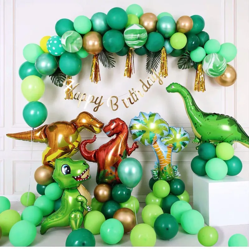 

Dinosaur Balloons Set Party Supplies Jungle Animal Party Decor Jungle Safari Boy Birthday Ballon Roar Balon Kids Baby Shower Boy