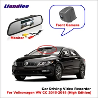 liandlee car dvr wifi video recorder dash cam camera for volkswagen vw cc 2015 2018 high edition night vision app