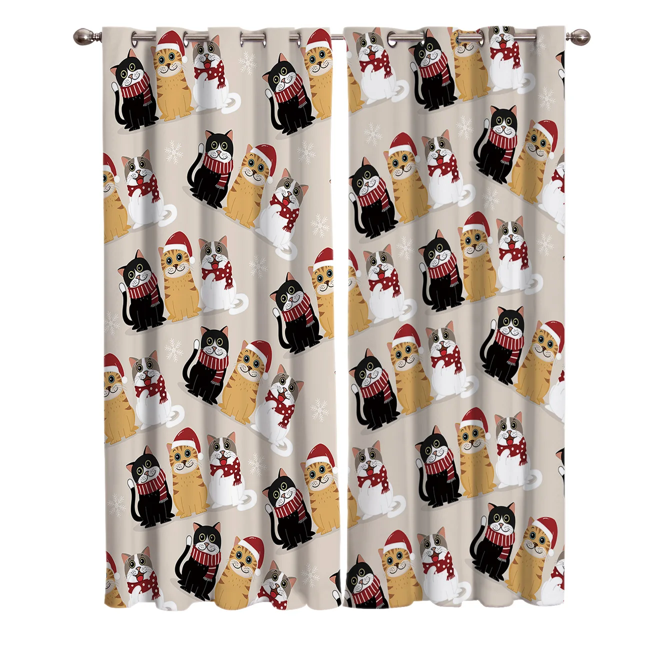 Серые Кристины занавески для кошек большие оконные шторы темные гостиной ванной