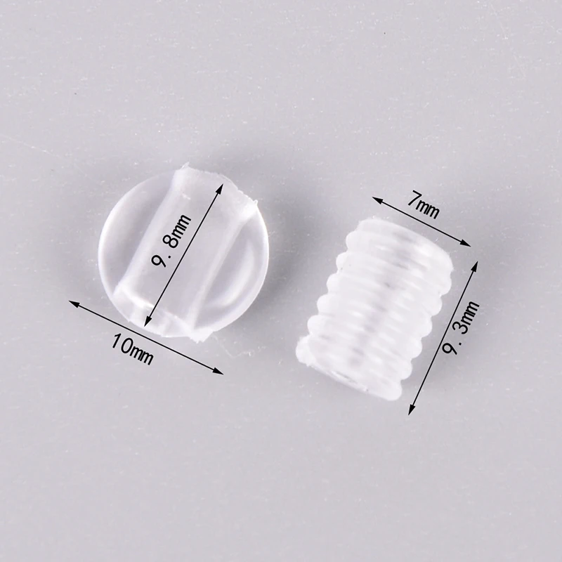 100 шт. регулируемые силиконовые затычки Ушная веревка противоскользящая Пряжка