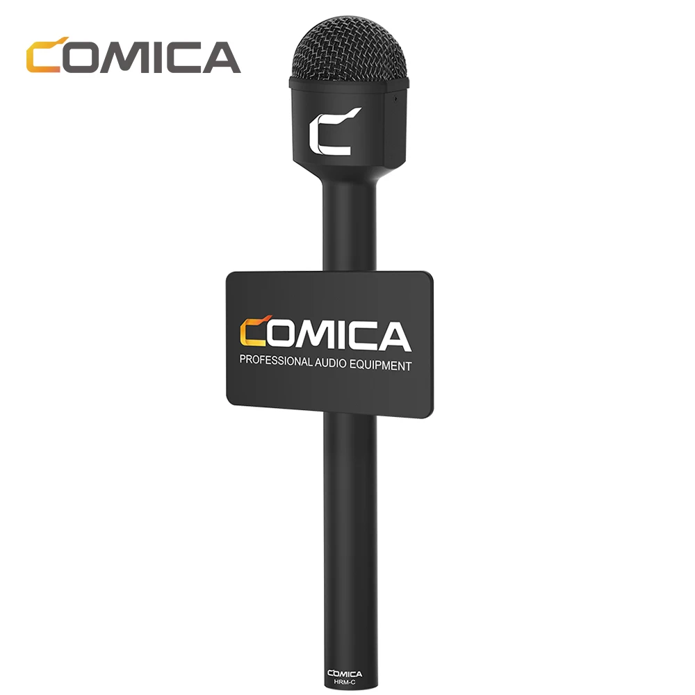 

COMICA HRM-C Портативный динамический микрофон Mic всенаправленный выход XLR для презентации интервью репортеру черный