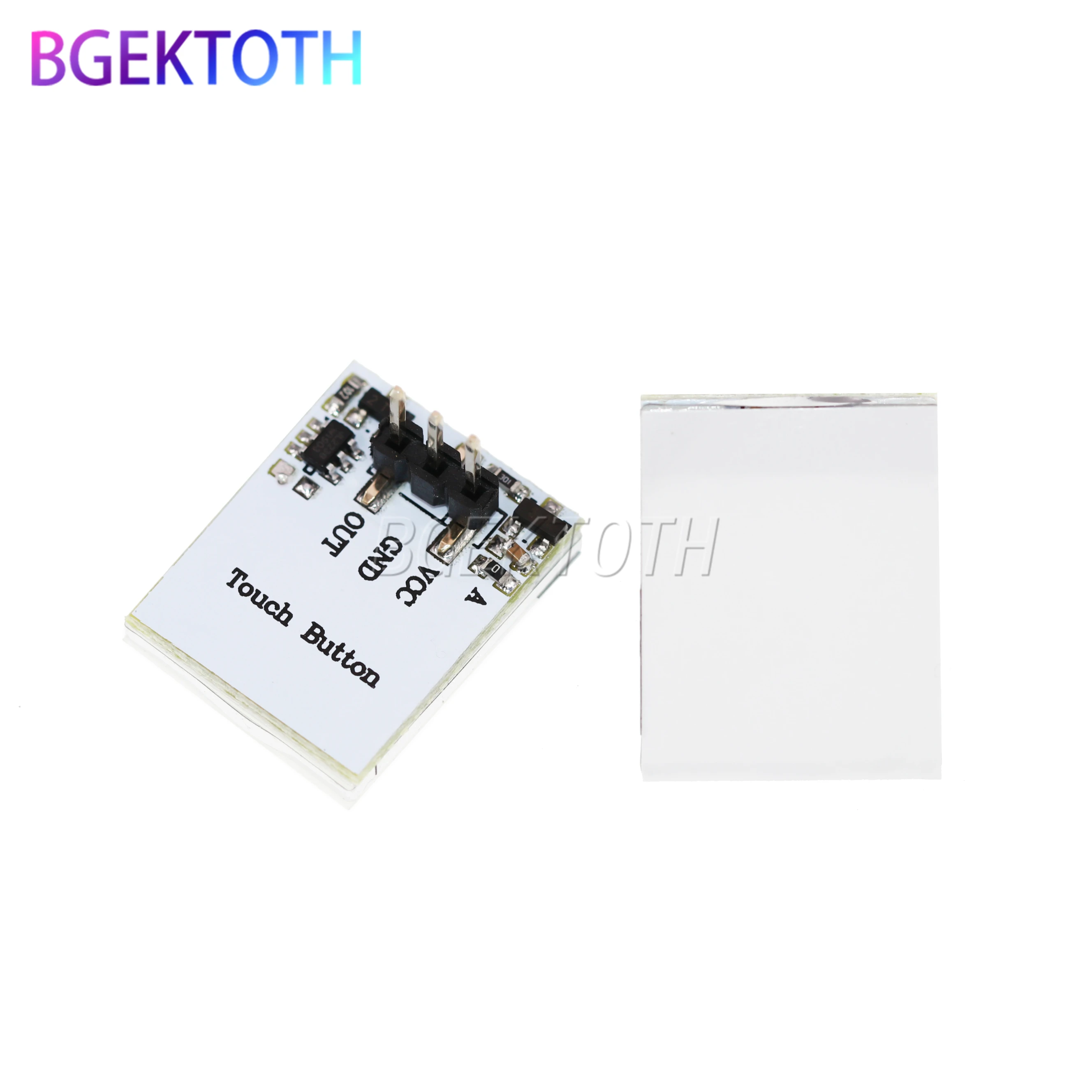 

Green Blue Red and Yellow Color RGB Capacitive touch switch button module 2.7 V to 6 V module anti-jamming is strong HTTM series