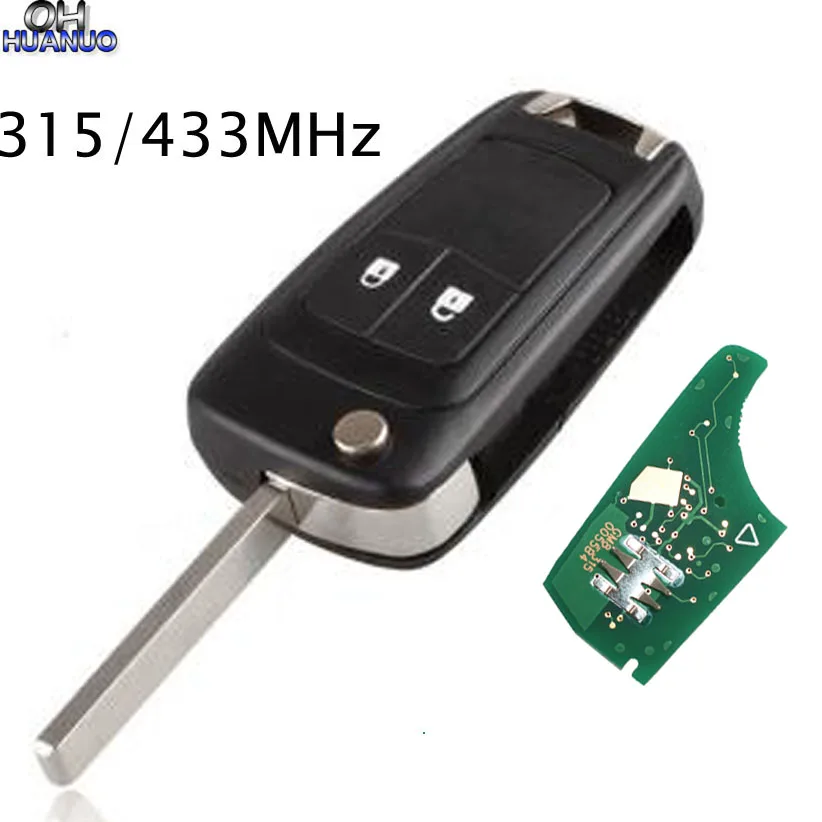 2/3/4/5 кнопочный Автомобильный Дистанционный ключ 433 МГц с чипом ID46 для лезвия Chevrolet