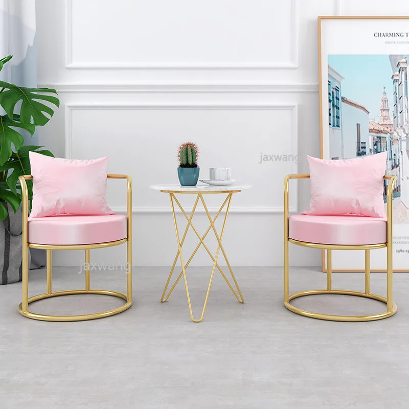 Индивидуальный маленький диван для спальни золотой ленивый офисный стул из