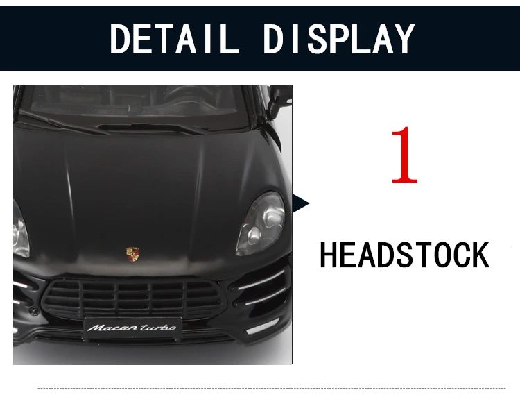 Bburago 1:24 Porsche Macan alloy car model simulation car decoration collection gift toy